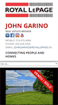 Mobile Screenshot of johngarino.com